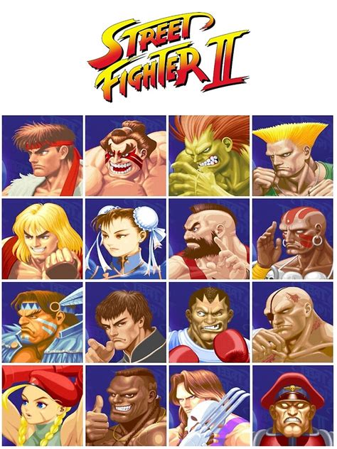 "Street Fighter II Select Character" Art Print for Sale by UrameshiMIDK ...