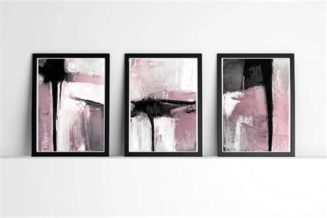 Abstract Landscape Painting Abstract Art Painting Oil Painting Pink