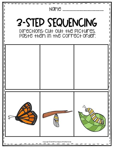 Step Sequencing Pictures Printable Free Pdf The Keeper Of The