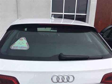 Vinil Autocolante Para Carro Bebe A Bordo TenStickers