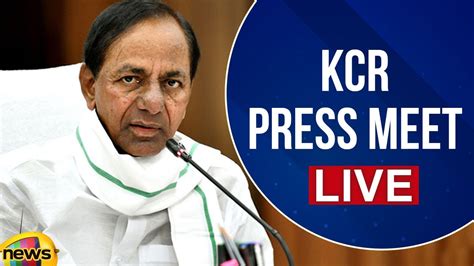 Cm Kcr Press Meet Live Cm Kcr Excellent Speech About Pv Narasimha Rao