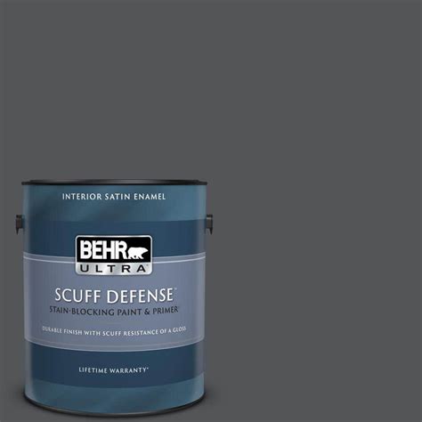 BEHR ULTRA 1 Gal N510 6 Orion Gray Extra Durable Satin Enamel