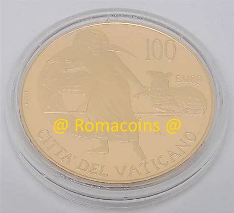 100 Euro Vaticano 2019 Oro Proof Fondo Specchio Romacoins