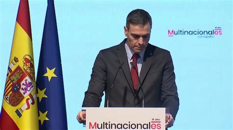 S Nchez Defiende Ante Multinacionales Su Apuesta Por Paz Social Y