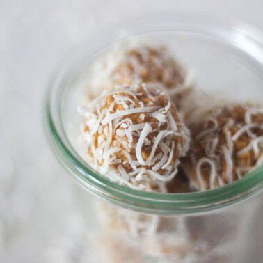 Peanut Butter Coconut Balls - The Coconut Mama