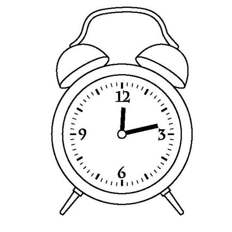 Dibujo Reloj Para Colorear Imprimir E Dibujar Coloringonlycom