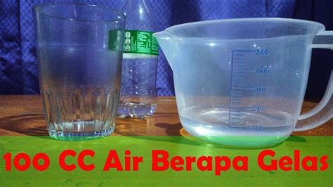 100 CC Air Berapa Gelas Ukuran Atau Takaran 100 CC Air Setara Dengan