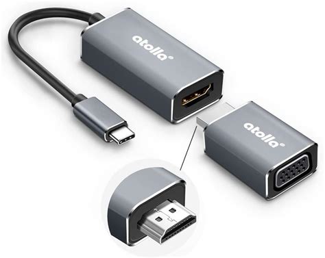 Amazon Co Jp Atolla Usb Type C Hdmi Vga Usb C Hdmi K