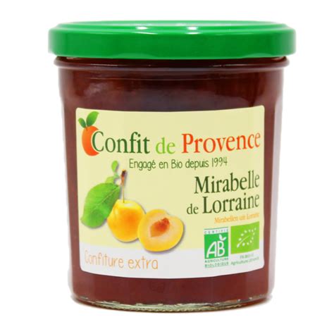 Mirabelle De Lorraine Confiture Bio Extra G Confit De Provence