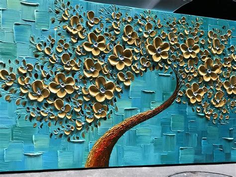 Hand Painted Modern Canvas Art Textured Painting