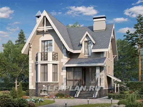 "Стелла Плюс" - компактный дом с цокольным этажом | House styles, House ...