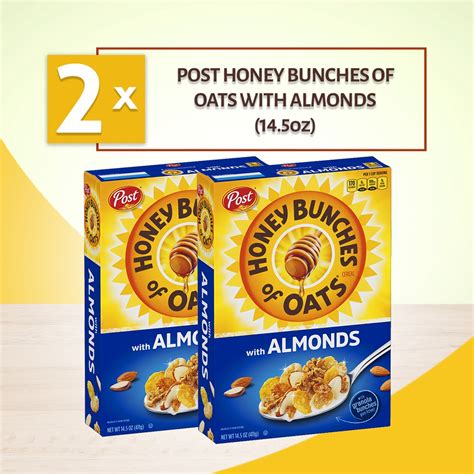 Bundle Of Post Honey Bunches Of Oats Cereal Crispy Almonds G