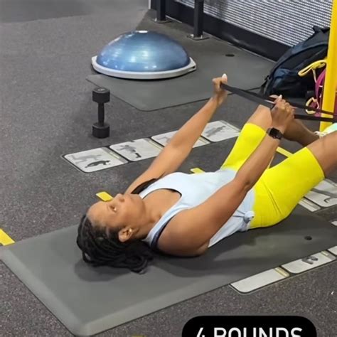 Resistance Band Overhead Crunches By Deanna B Exercise How To Skimble