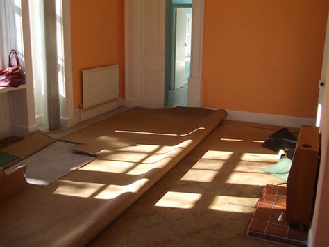 Ripping Out The Wall To Wall Carpet Admiralty House Flickr