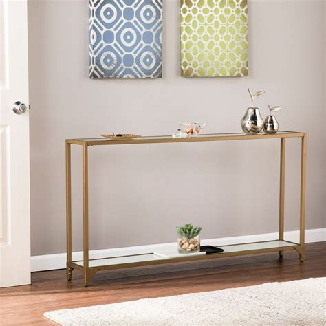 Southern Enterprises Bergen Narrow Console Table