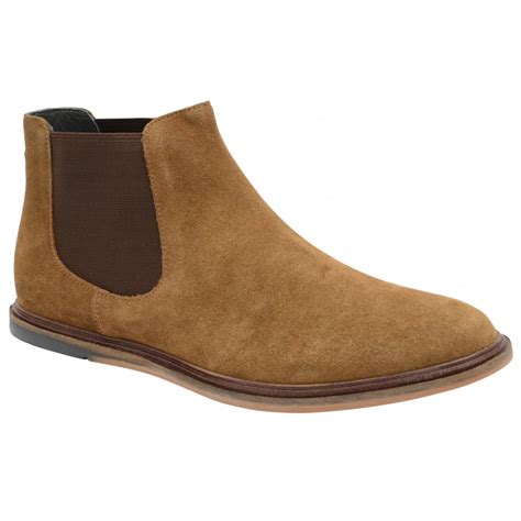 Buy Mens Tobacco Suede Frank Wright Vogts Chelsea Bootonline