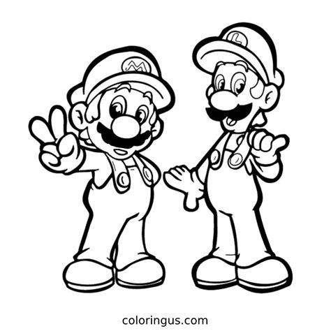 Mario Coloring Pages (Free Printable PDF)