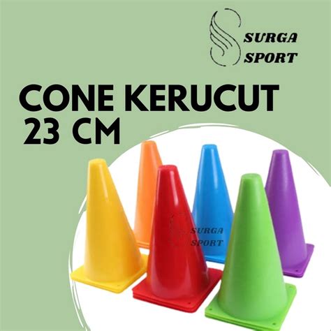 Jual Cone Kerucut Marker Latihan Skate Olahraga Futsal Sepak Bola Baket