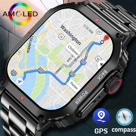 Nieuwe Gps Sport Smart Watch Mannen Amoled Hd Scherm Ip