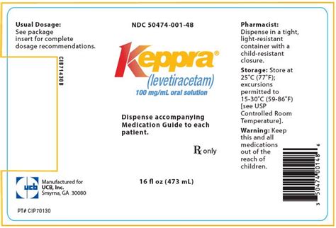 Keppra FDA Prescribing Information Side Effects And Uses