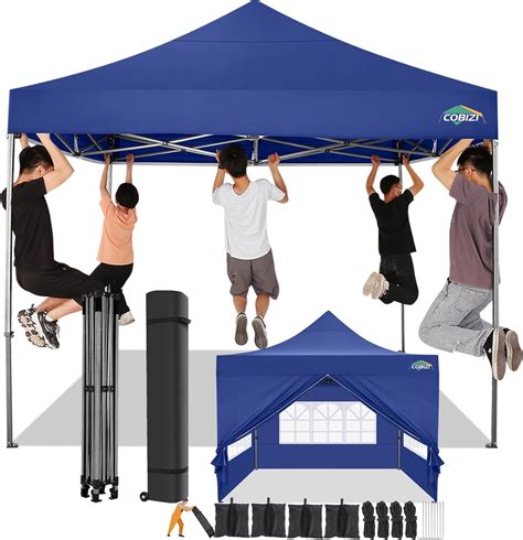 Amazon Cobizi X Pop Up Canopy With Sidewall Heavy Duty