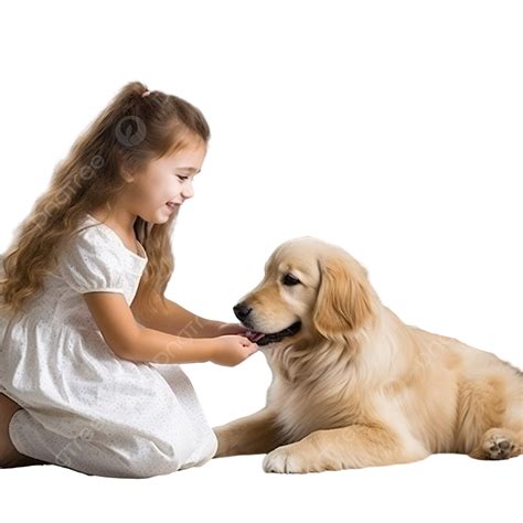 Una Niña Jugando Con Su Perro Cerca Del árbol De Navidad PNG Niñita