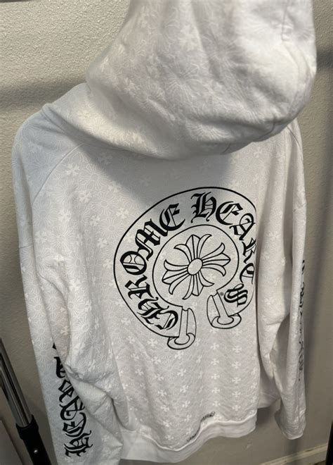 Chrome Hearts Chrome Hearts Plus Cross All Over Print Zip Up Hoodie