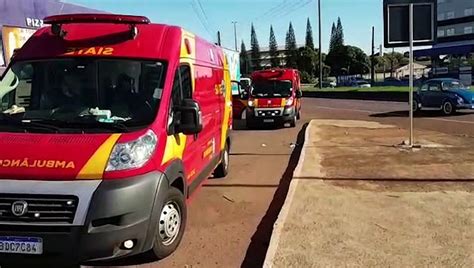 Colis O Entre Motocicleta E Bicicleta Mobiliza Socorristas Do Siate