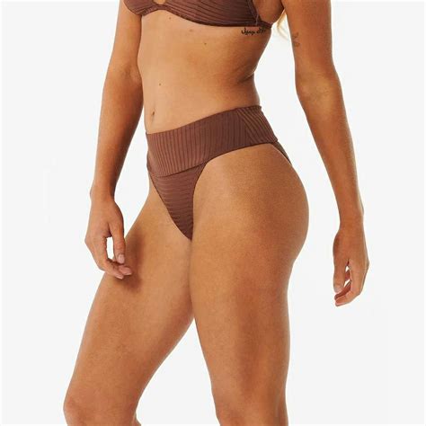 Rip Curl Premium Surf High Waist Cheeky Coverage Bikini Bottoms MID