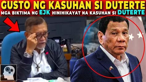 Gusto Ng Kasuhan Si Duterte Mga Biktima Ng Ejk Hinhikayat Na Kasuhan