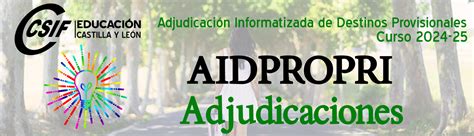 Csif Aidpropri Maestros Adjudicaci N De Destinos