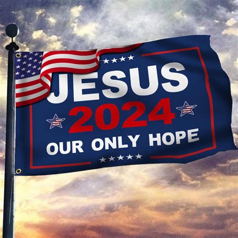 Jesus Our Only Hope Flag Christian Flag Religious Outdoor Christm