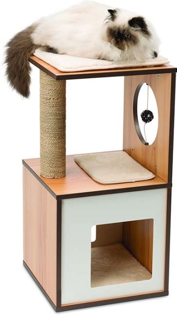 Stylish And Modern Cat Trees Beds Condos And Caves Meow As Fluff