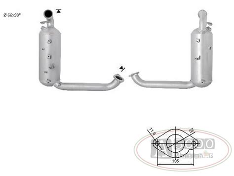 Filtro FAP DPF Ford Focus 1 6TD TDCI DPF 1560 Cc 66 Kw 90 Cv DV6