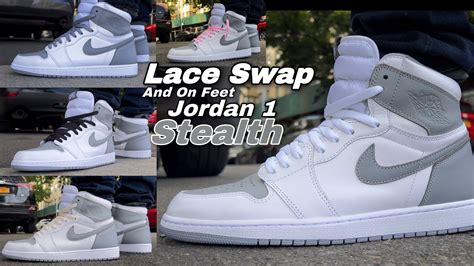 Best Lace Swap On The Jordan 1 Stealth 🔥 Youtube