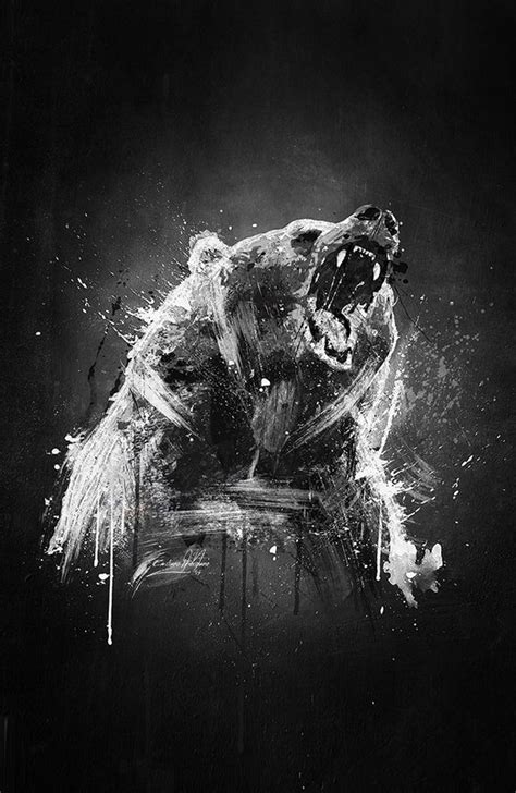 Bear Wallpaper - Angry Grizzly Bear Art (#515129) - HD Wallpaper ...