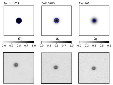 3 Qualitative Comparison Of The Temporal Evolution Of The Liquid