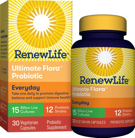 Renew Life Ultimate Flora Everyday Adult Probiotic Supplement