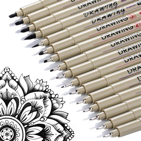 Amazon Micro Fineliner Drawing Art Pens Black Fine Line