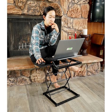 Uncaged Ergonomics Portable Aluminum Laptop Stand Adjustable Height