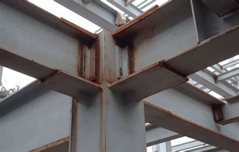 Box Column H Beam Wide Plate Site Weld Steel Structure Buildings