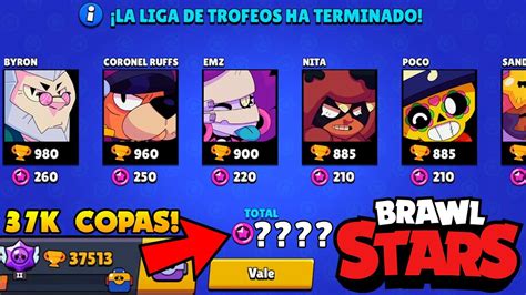 NUEVA TEMPORADA DE BRAWL STARS CUANTAS COPAS ME HAN QUITADO Y COMO