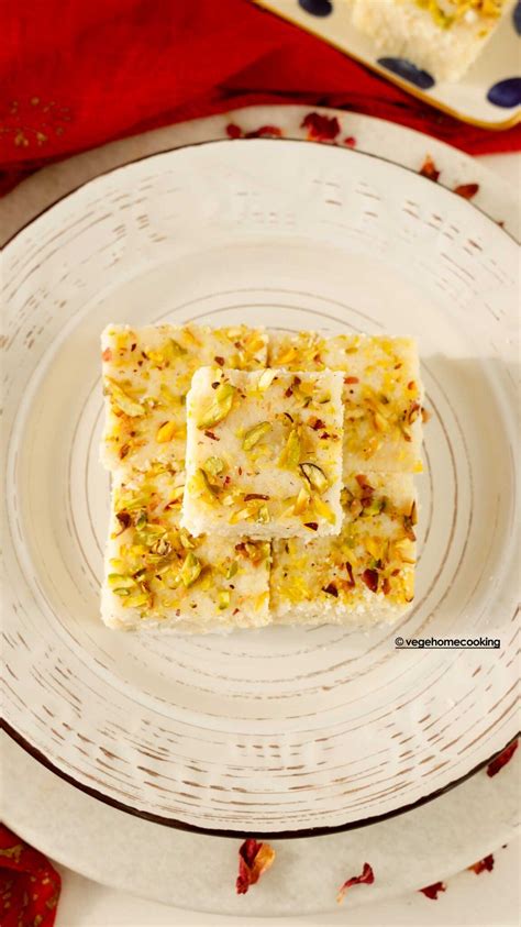 Ricotta Cheese Burfi With Milk Powder