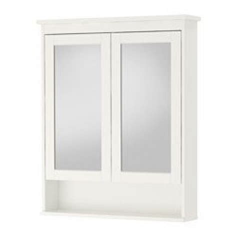 Hemnes Mirror Cabinet With 2 Doors White Ikeapedia