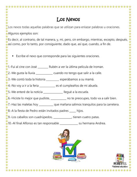 Los Nexos Interactive Worksheet Nexos Ejercicios Interactivos