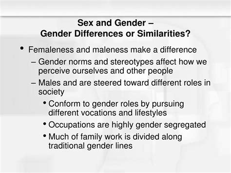 Ppt Chapter 12 Gender Roles And Sexuality Powerpoint Presentation