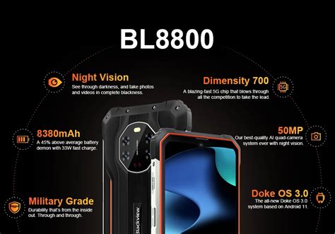 Blackview Bl Pro G Rugged Smartphone Inch Mah Smart