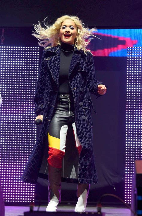 Rita Ora Sexy On Stage Hot Celebs Home