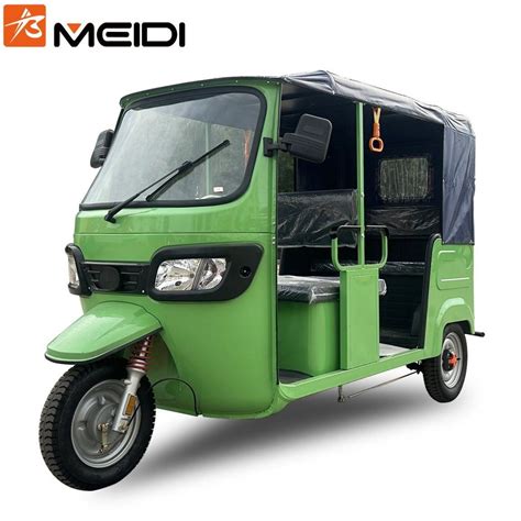 Meidi 100km Long Range Tuk Tuk Bajaj Electric Tricycle Moto Taxi 3