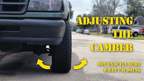 Adjusting The Camber First Time YouTube